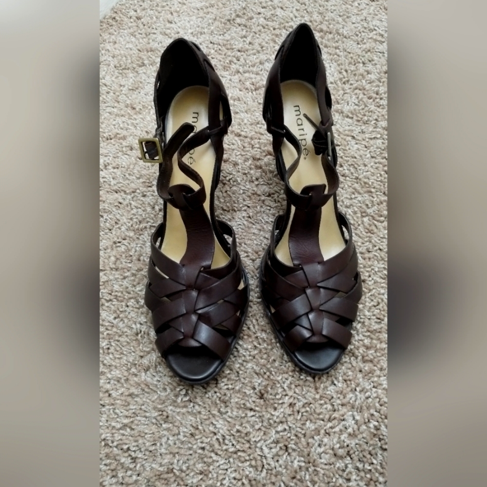 Maripe Dark Brown Heels